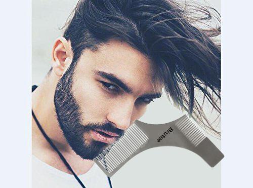 Rasier Schablone Gentleman Beard Trim Template