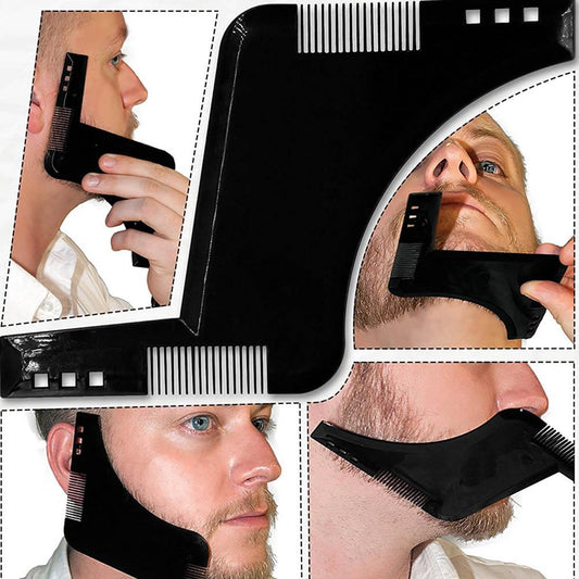 New Double-side Beard Shaping Styling Template